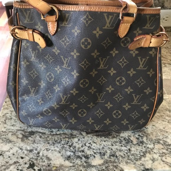 AUTHENTIC Louis Vuitton Monogram Batignolles Vertical Shoulder Satchel Tote Bag - Picture 2 of 15
